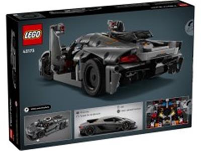 LEGO® Technic 42173 Koenigsegg Jesko Absolut Grey Hypercar Building Kit