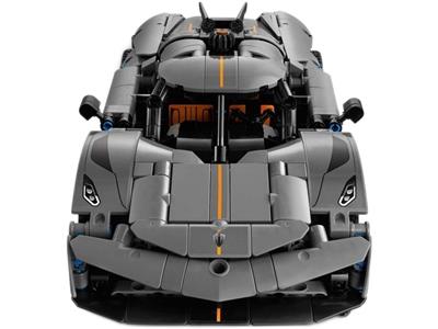 LEGO® Technic 42173 Koenigsegg Jesko Absolut Grey Hypercar Building Kit