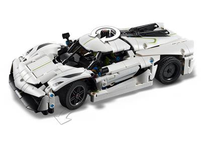 LEGO® Technic 42184 Koenigsegg Jesko Absolut White Hypercar Building Kit