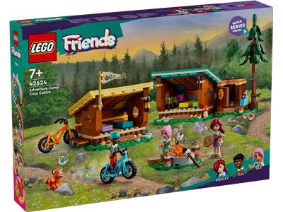 LEGO® Friends 42624 Adventure Camp Cozy Cabins Building Kit