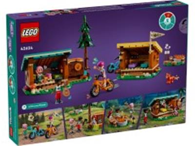 LEGO® Friends 42624 Adventure Camp Cozy Cabins Building Kit