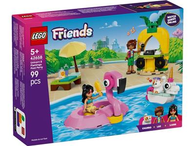 LEGO® Friends 42658-1 Unicorn & Flamingo Pool Party