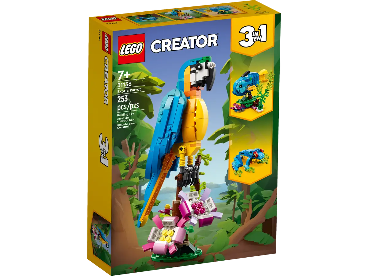 LEGO® Creator 31136 Exotic Parrot Building Kit