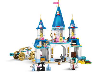 LEGO® Disney 43275 - Cinderella's Castle & Horse Carriage Preowned Building Kit