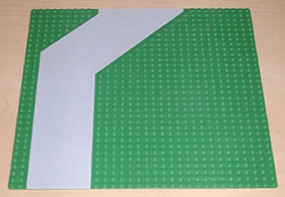 LEGO® Parts – Baseplate, Road 32 x 32 with Light Gray Driveway Angled Pattern