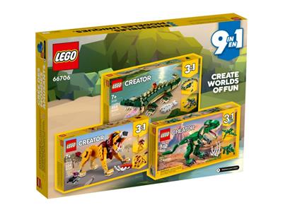 LEGO® Creator 66706 Creator Bundle Pack 3 in 1 Animals Bundle Building Kit
