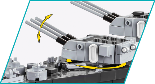 COBI™ Battleship Missouri (BB-63) : Set #4837