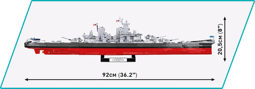 COBI™ Battleship Missouri (BB-63) : Set #4837