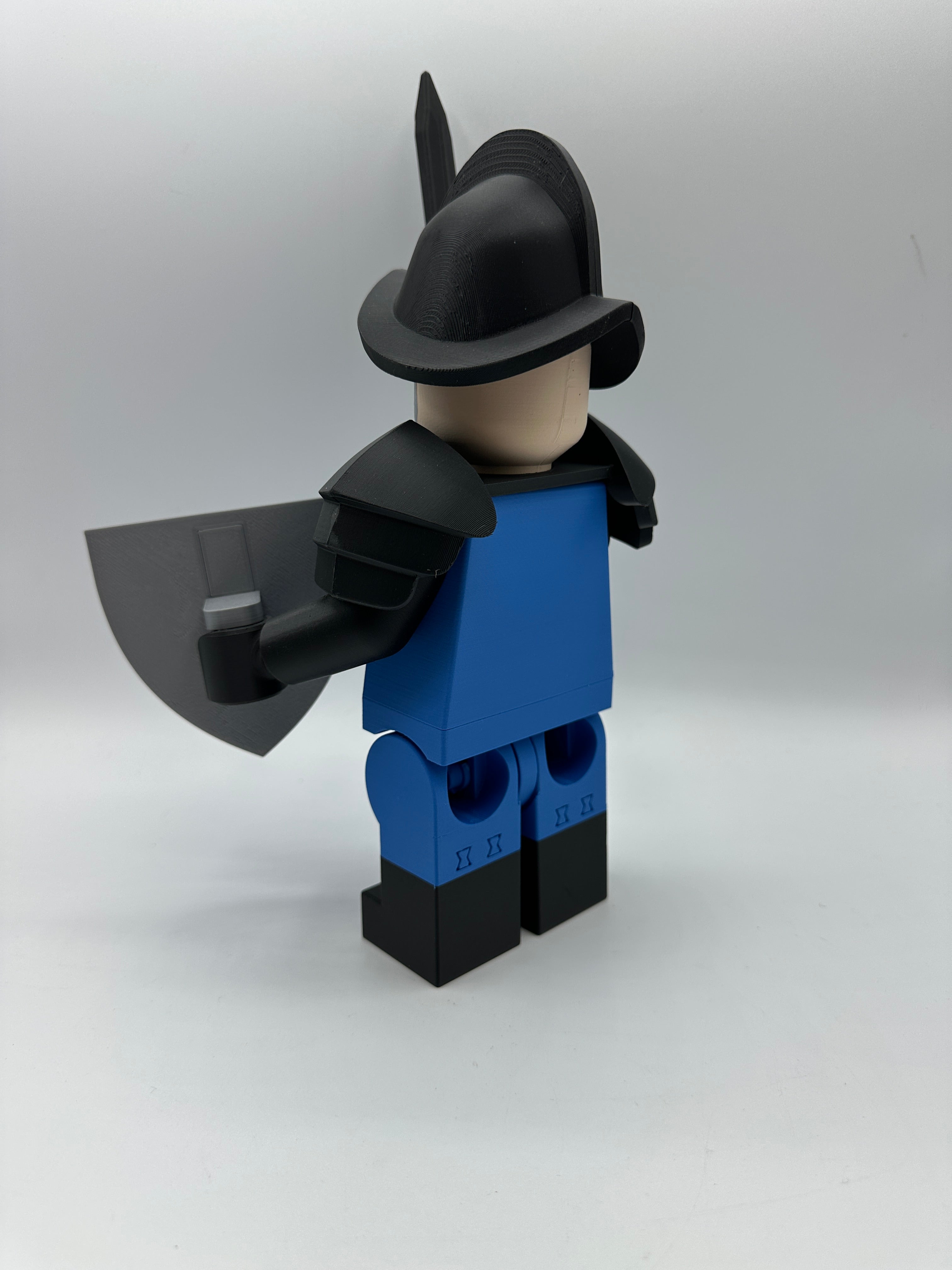 LEGO-inspired Spaniard Knight Display Figure Collectible