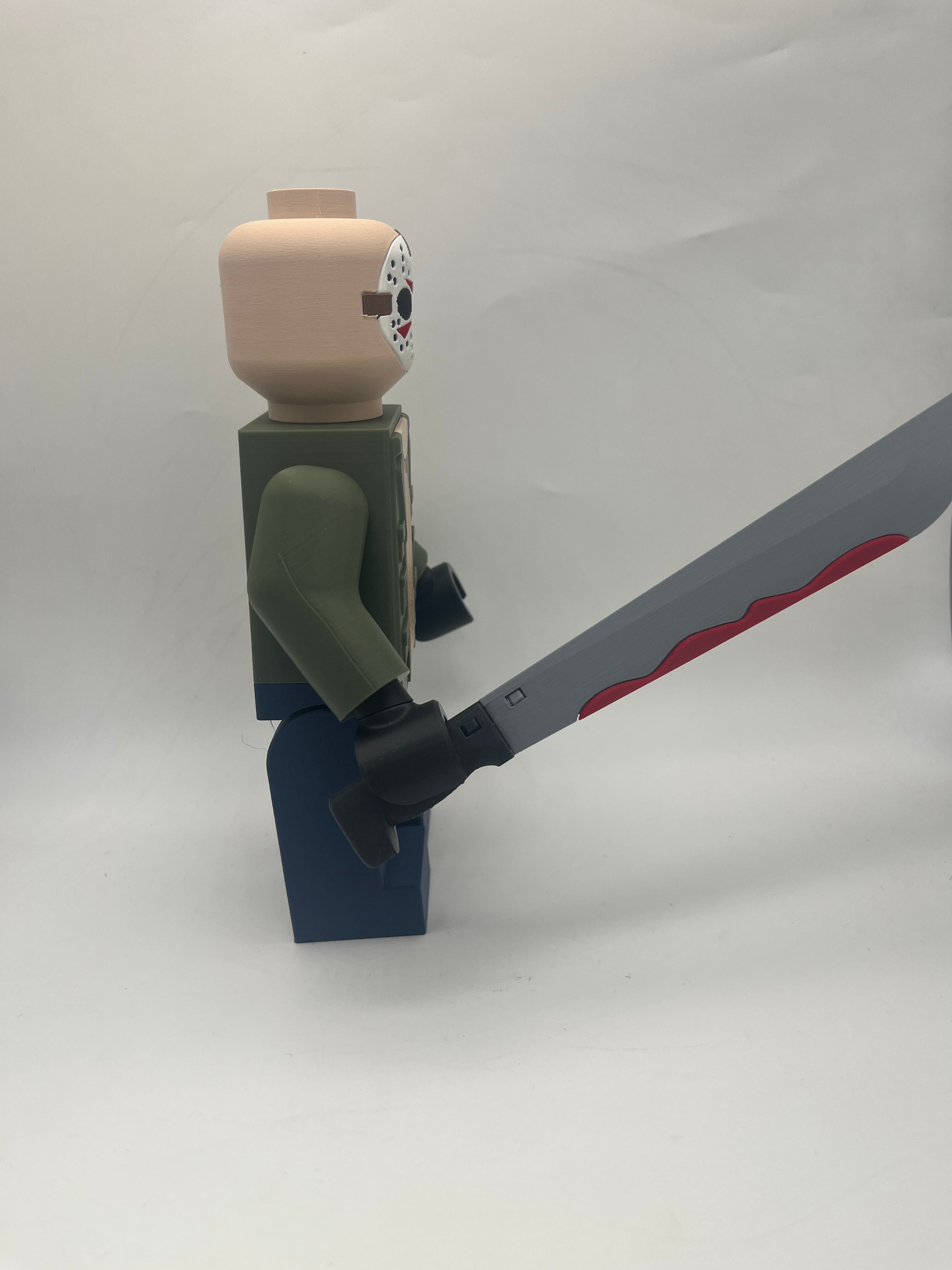 LEGO-inspired Jason Friday the 13th Display Figure Collectible