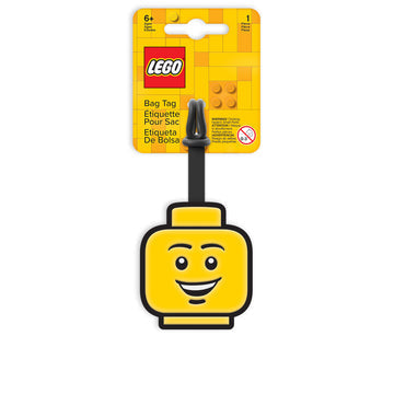LEGO® Bag Tag Boy Face – Backpack, Luggage, and Travel Accessory