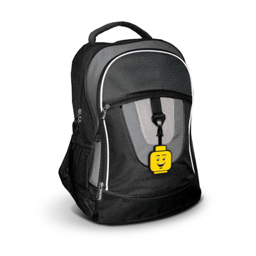 LEGO® Bag Tag Boy Face – Backpack, Luggage, and Travel Accessory