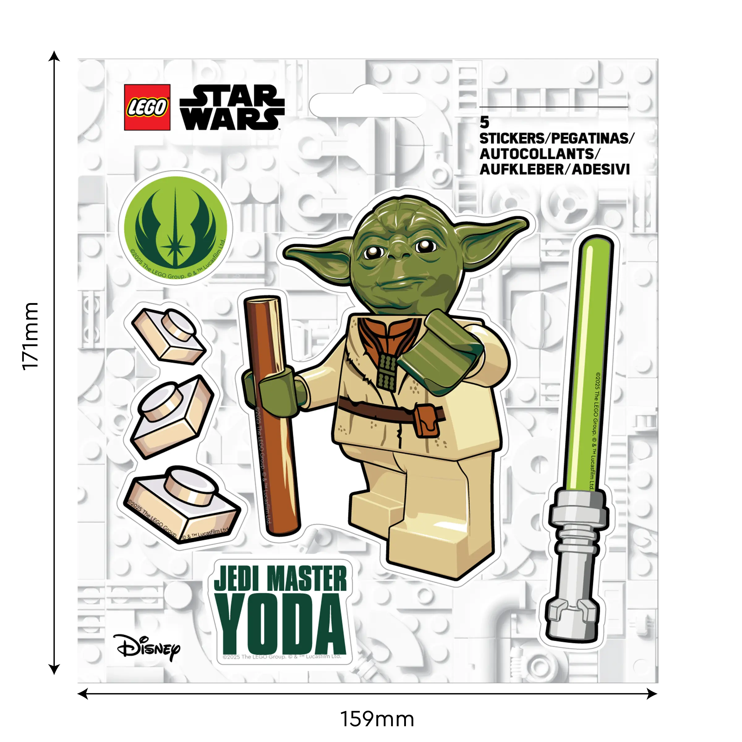 LEGO® Star Wars™ Sticker - Yoda™ (53758)