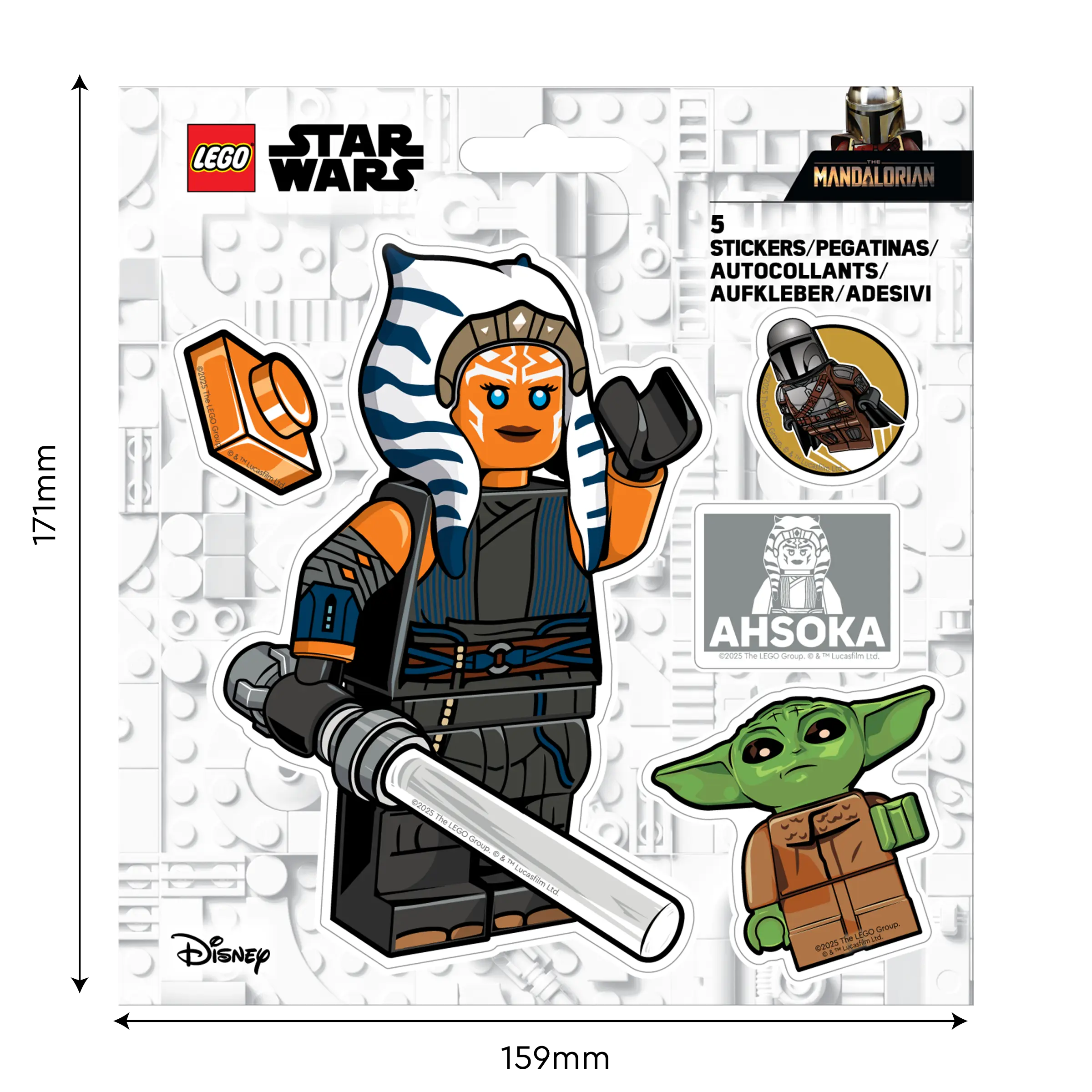LEGO® Star Wars™ THE MANDALORIAN™ Sticker - Ahsoka Tano™ (53767)