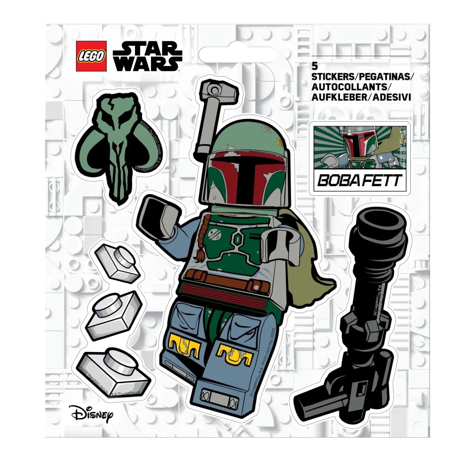 LEGO® Star Wars™ THE MANDALORIAN™ Sticker - Boba Fett™ (53778)