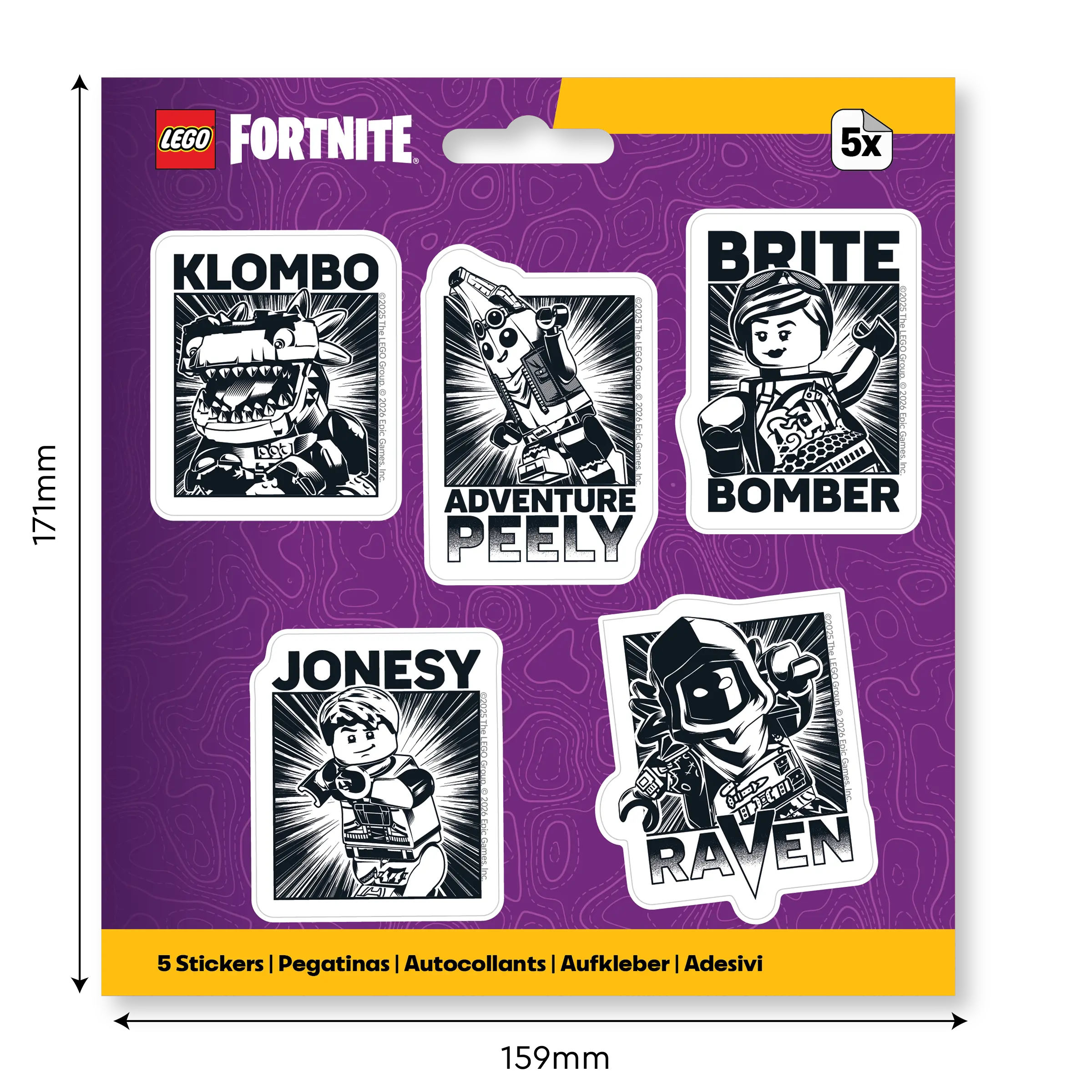 LEGO® Fortnite® Sticker - Badges (53826)