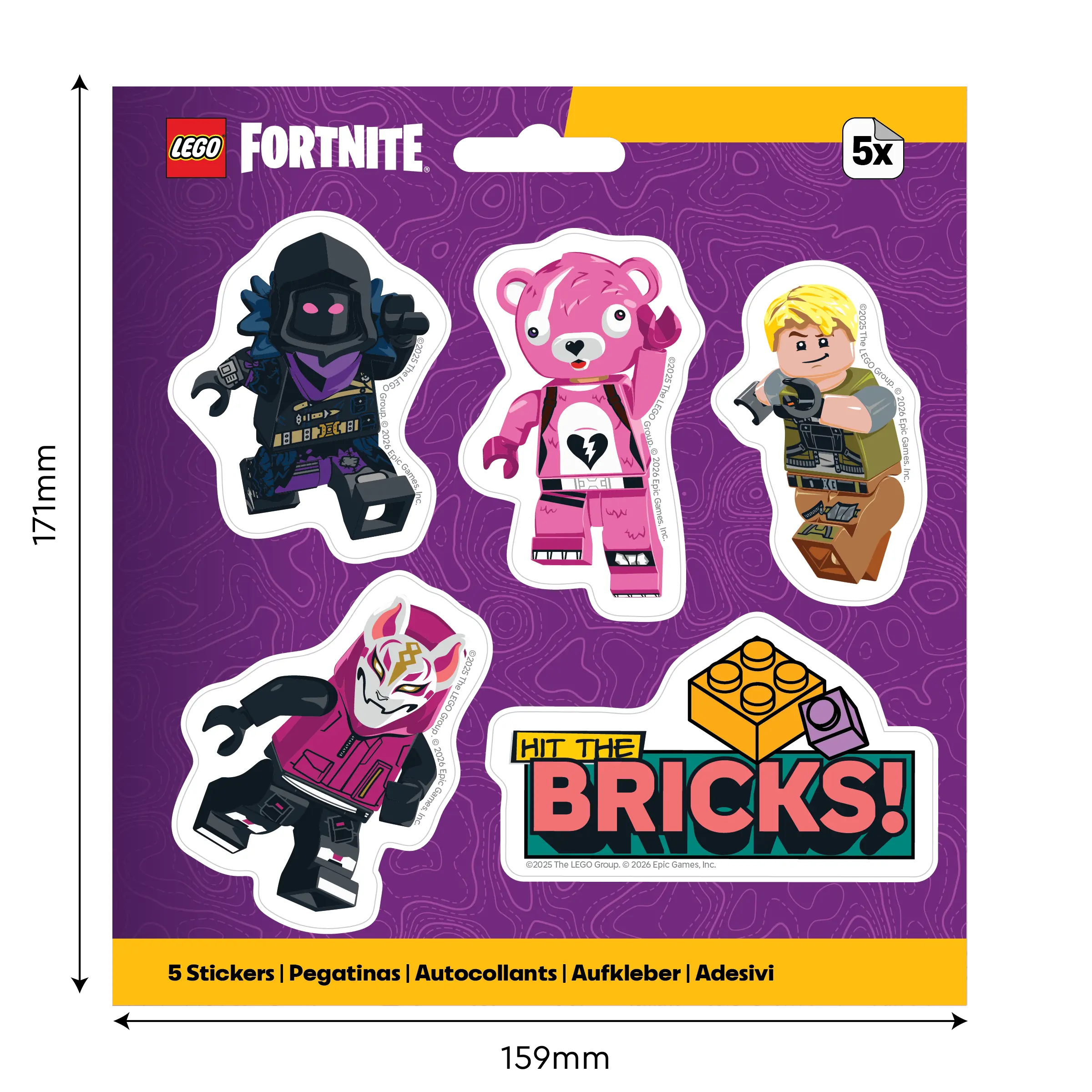 LEGO® Fortnite® Sticker - Hit the Bricks (53821)