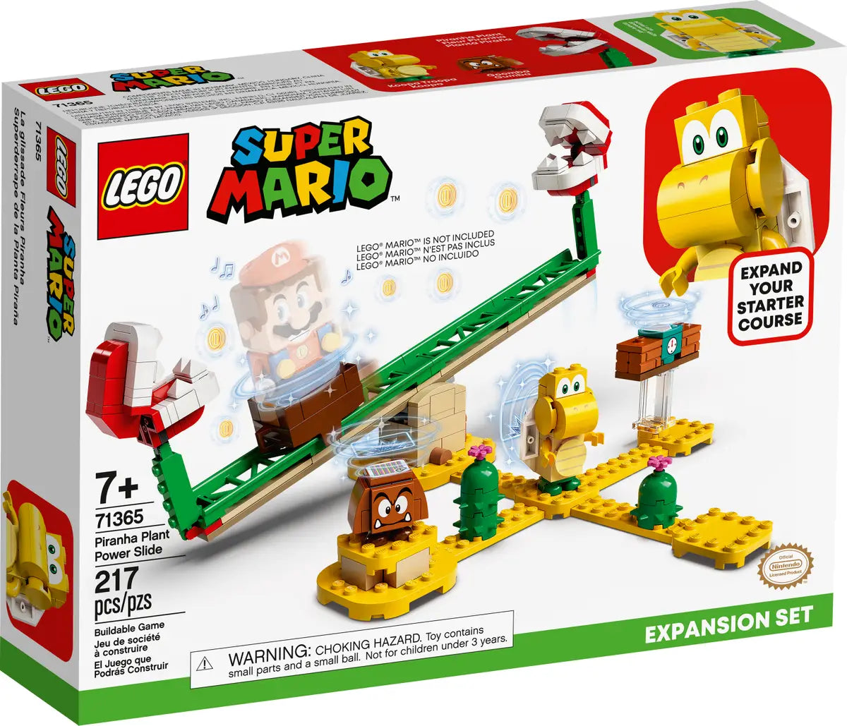LEGO® Super Mario 71365 - Piranha Plant Power Slide - Expansion Set Preowned Building Kit