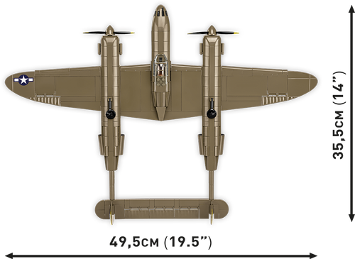 COBI™ Lockheed P-38 Lightning (H) Fighter : Set #5763