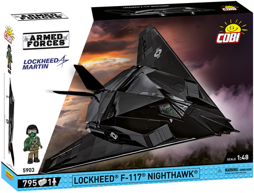 COBI F-117 Nighthawk Stealth Jet #5903 | 1:48 Scale Armed Forces