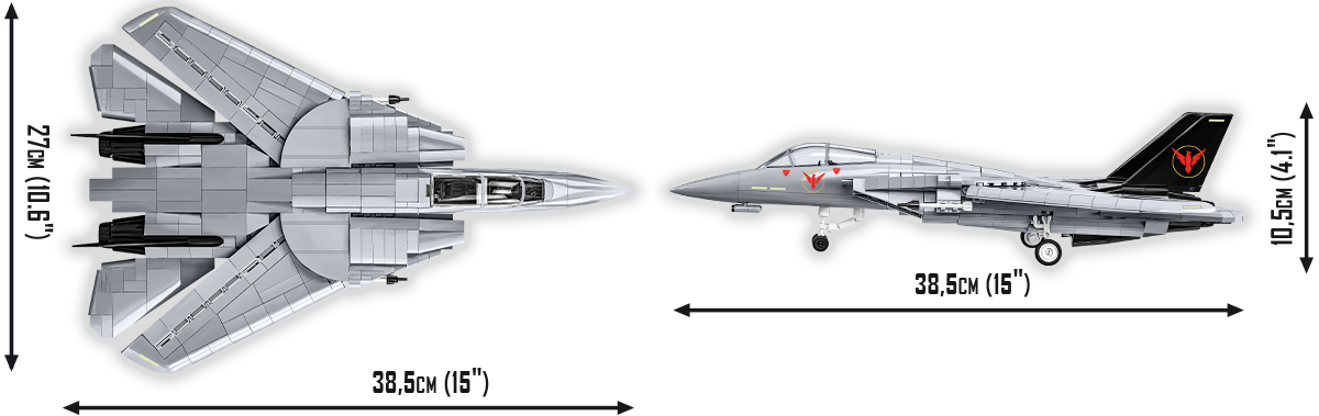 COBI™ TOP GUN Grumman F-14 Tomcat Fighter: Set #5920