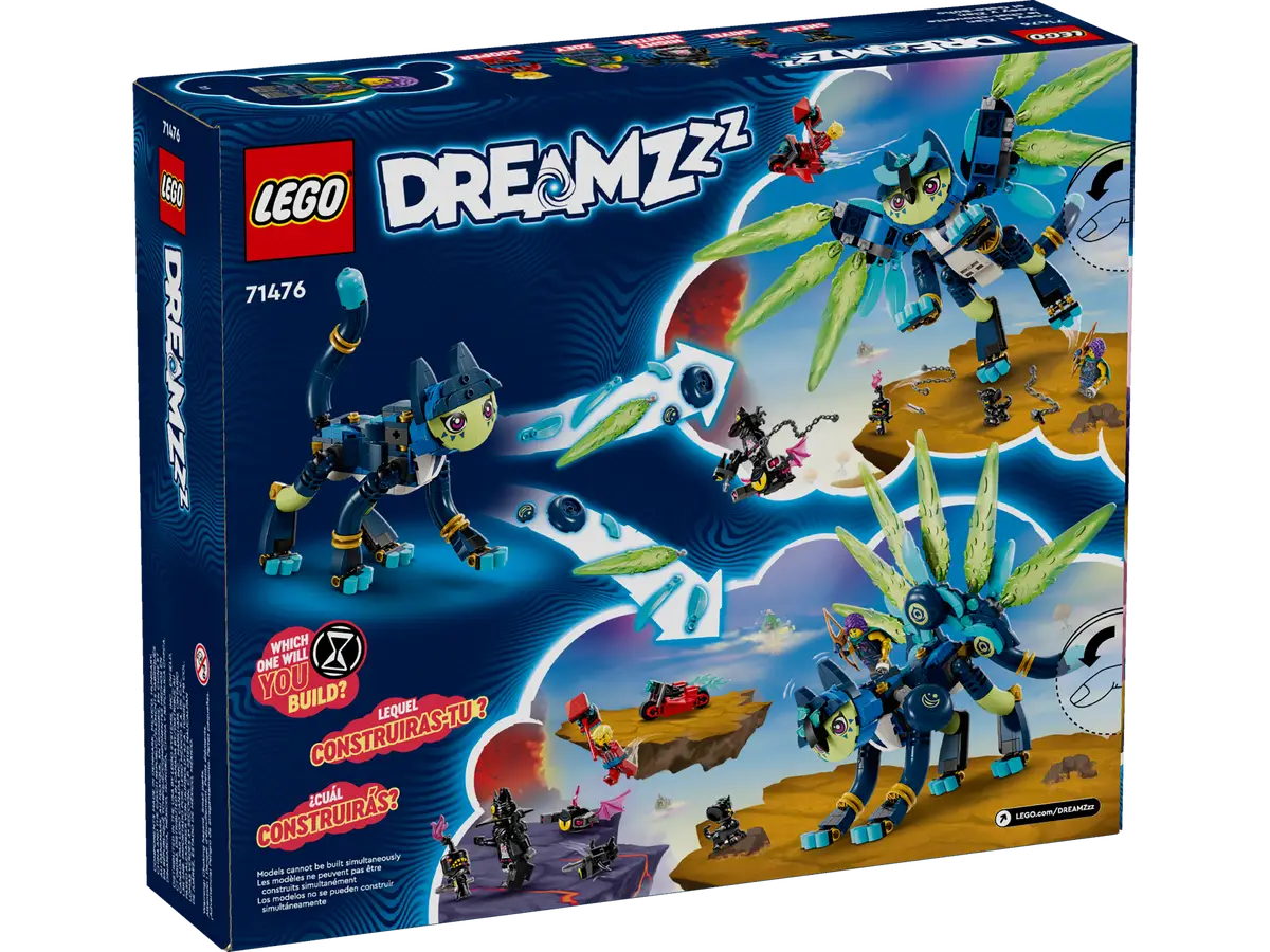 LEGO® DreamZzz 71476 Zoey and Zian the Cat-Owl Building Kit