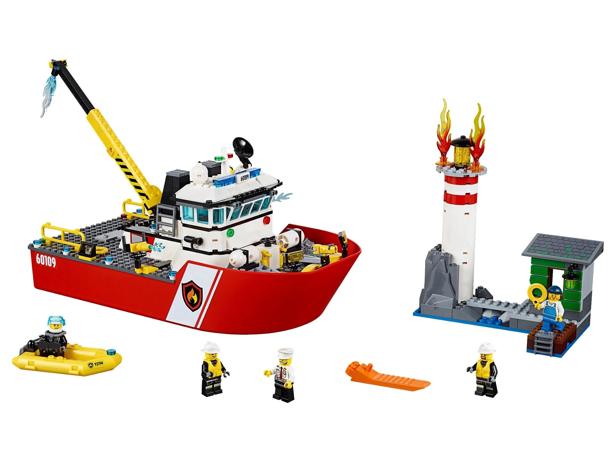 LEGO® Town 60109 Fire Boat Building Kit