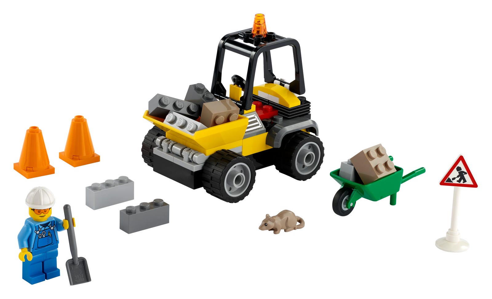 LEGO® City 60284 Roadwork Truck Building Kit