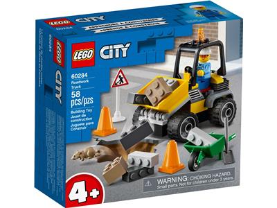 LEGO® City 60284 - Roadwork Truck Preowned Building Kit