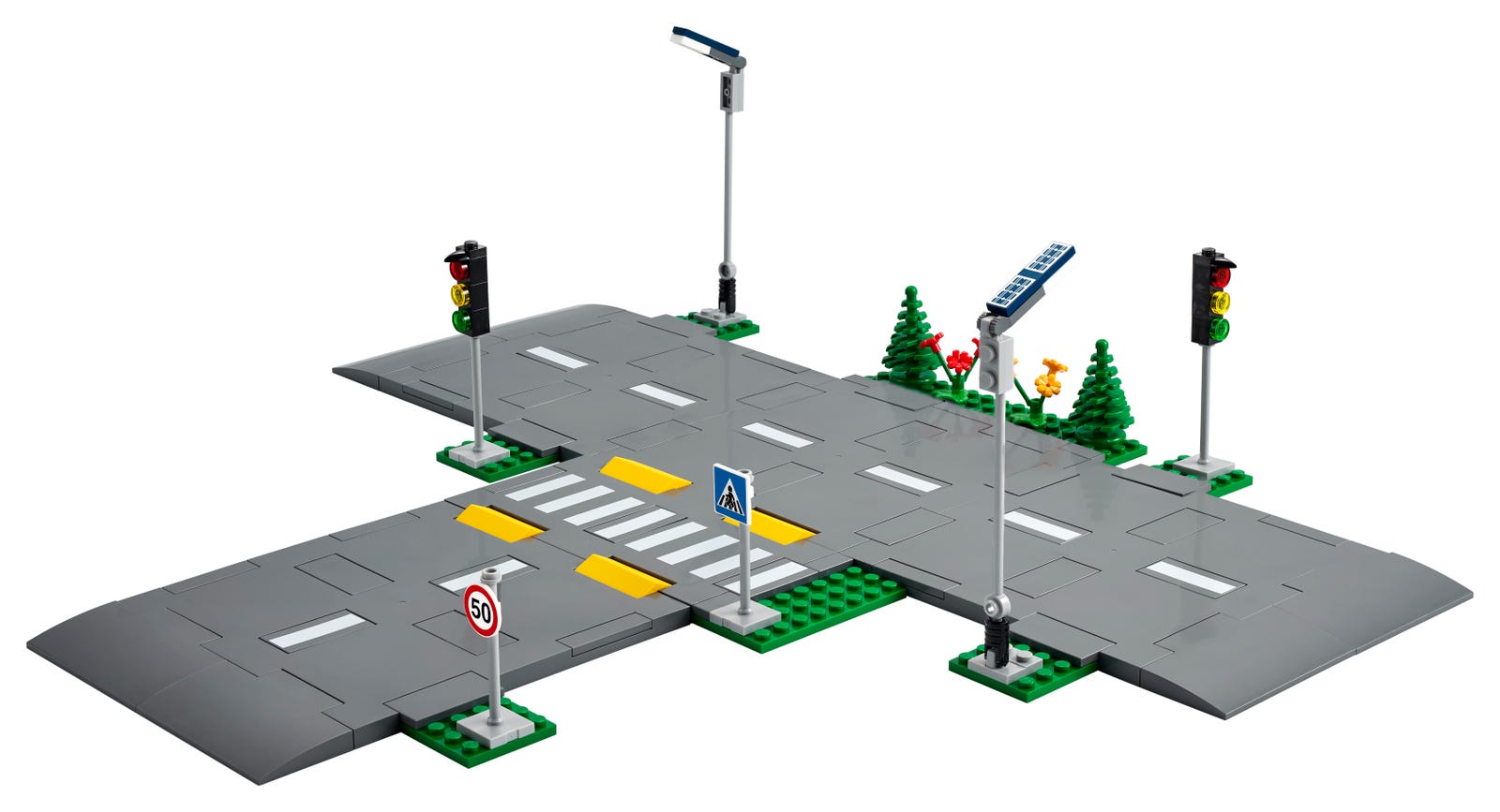 LEGO® City 60304 Road Plates Building Kit