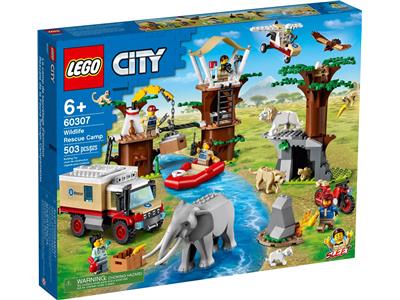 LEGO® Town 60307 - Wildlife Rescue Camp Preowned Building Kit