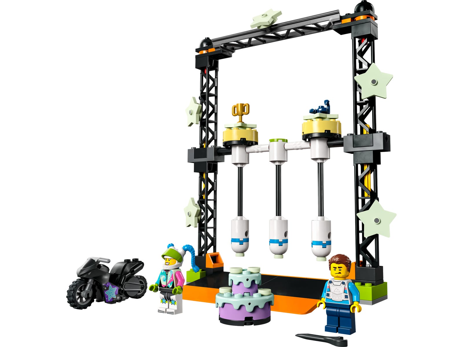 LEGO® City 60341 The Knockdown Stunt Challenge Building Kit