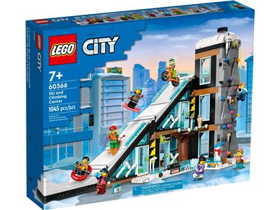 LEGO® Town 60366 Ski and Climbing Center Building Kit