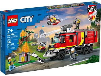 LEGO® Town 60374 Fire Command Truck Building Kit