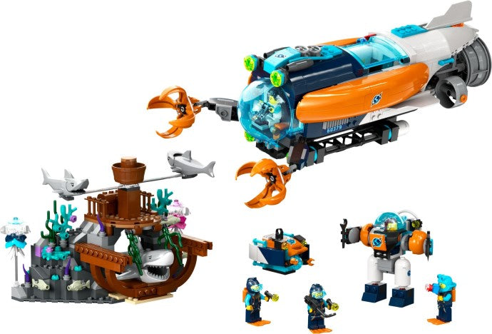 LEGO® Town 60379 Deep-Sea Explorer Submarine Building Kit