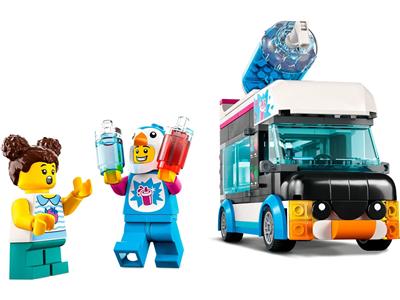 LEGO® Town 60384 Penguin Slushy Van Building Kit