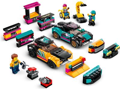 LEGO® Town 60389 - Custom Car Garage Preowned Building Kit