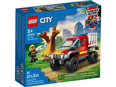 LEGO® Town 60393 - 4x4 Fire Truck Rescue Preowned Building Kit