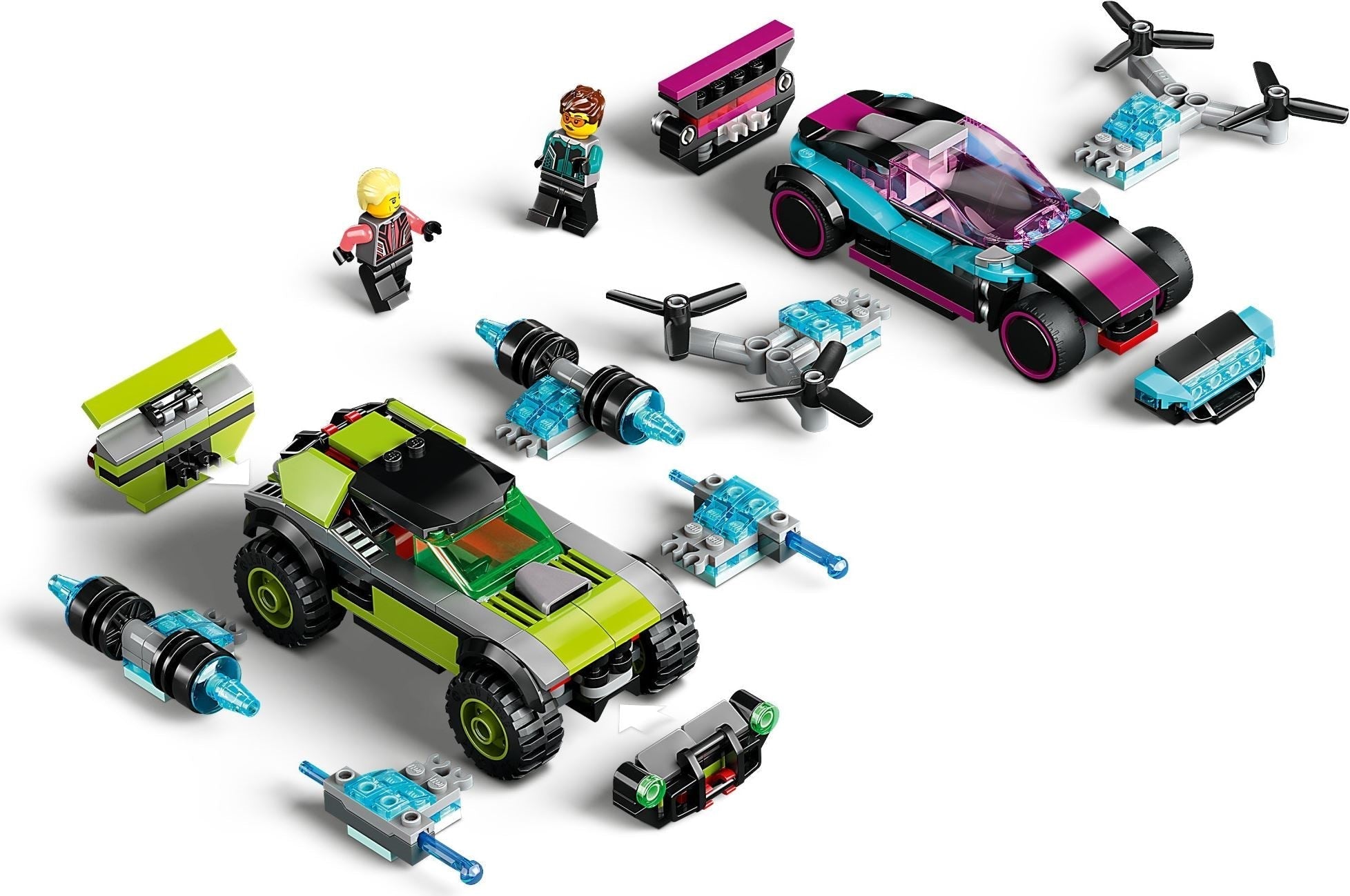LEGO® Town 60396 Modified Race Cars Building Kit