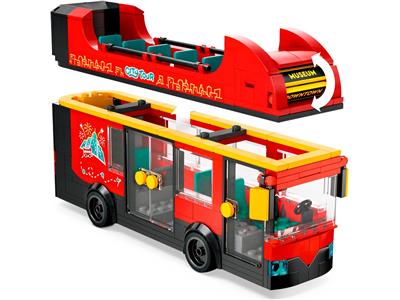 LEGO® City 60407 Red Double-Decker Sightseeing Bus Building Kit