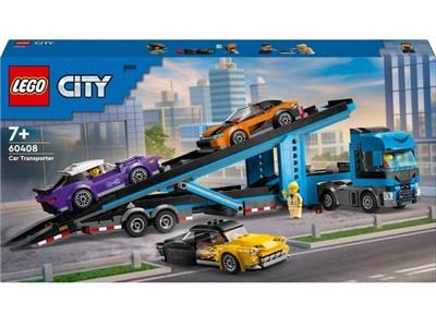 LEGO® City 60408 Car Transporter Truck with Sports Cars Building Kit