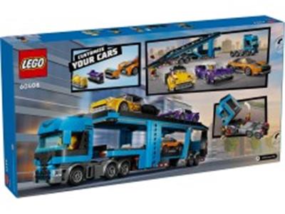 LEGO® City 60408 Car Transporter Truck with Sports Cars Building Kit