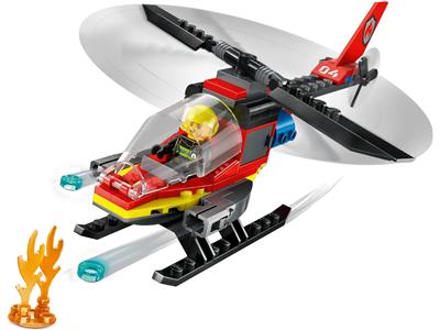 LEGO® City 60411 Fire Rescue Helicopter Building Kit