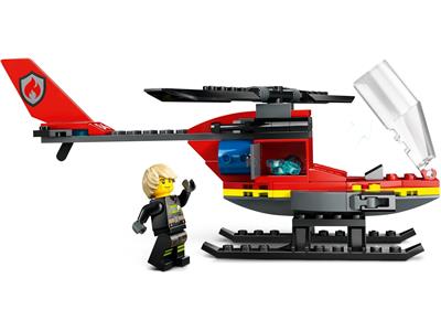 LEGO® City 60411 Fire Rescue Helicopter Building Kit