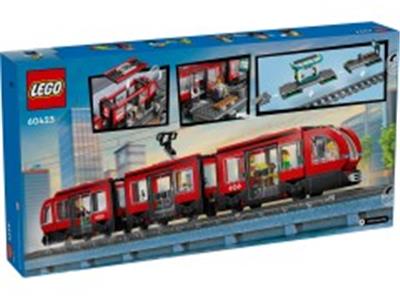 LEGO® City 60423 Downtown Streetcar and Station Building Kit