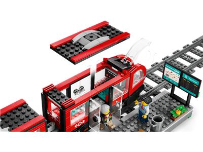 LEGO® City 60423 Downtown Streetcar and Station Building Kit