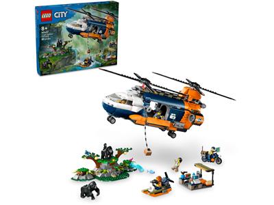 LEGO® City 60437 Jungle Explorer Helicopter at Base Camp Building Kit