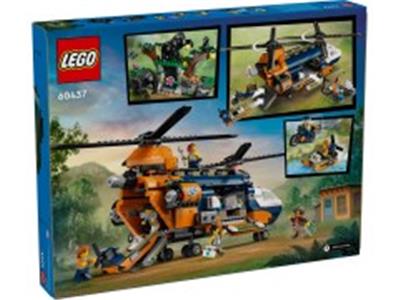 LEGO® City 60437 Jungle Explorer Helicopter at Base Camp Building Kit