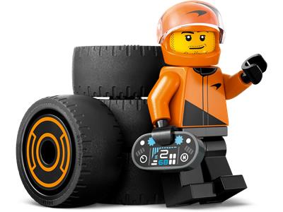 LEGO® City 60442 - F1 Driver with McLaren Race Car Preowned Building Kit