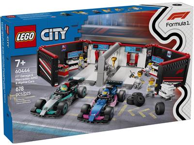 LEGO® City 60444 - F1 Garage & Mercedes-AMG & Alpine Cars Preowned Building Kit